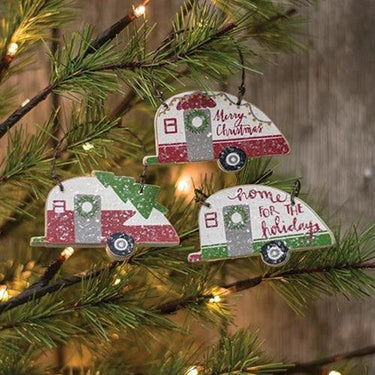 3 Set Camper Ornaments - The Fox Decor